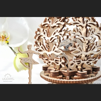 Pozytywka - kwiat - UGEARS